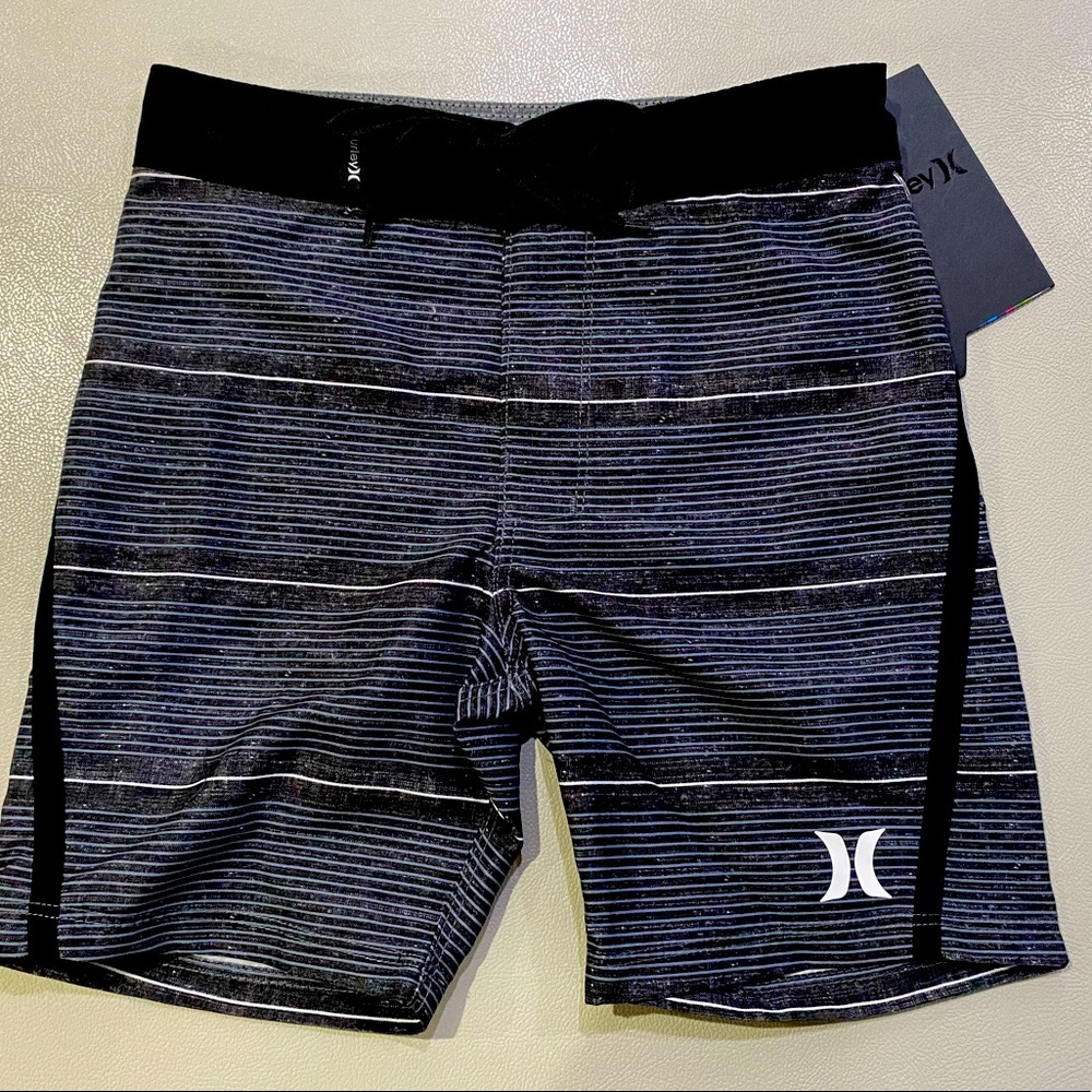 Hurley Boys Swim Trunk Black Size 5 - Picture 4 of 15